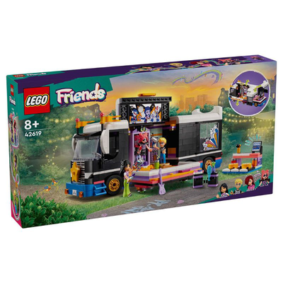 Lego 42619 friends - pop star music tour bus, , medium