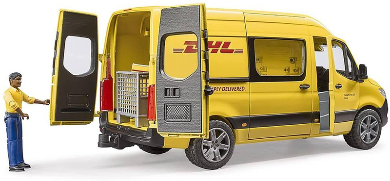 Bruder mercedes sprinter dhl with driver, , medium-null