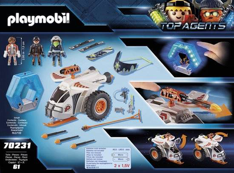 Playmobil snow glider της spy team 70231, , medium-null