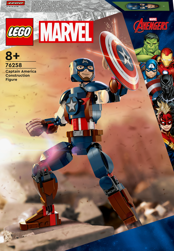 Lego marvel captain america construction figure 76258 for ages 8+ 310pcs, , medium-null