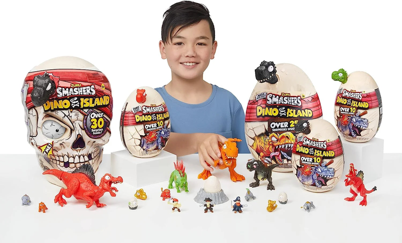 Smashers dino island giant skull assortment by zuru, , medium image number null