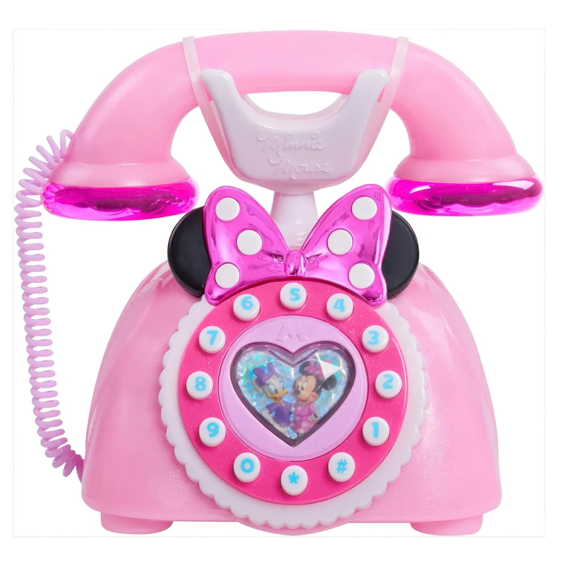 Disney junior minnie mouse ring me rotary style phone, , medium-null