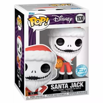 Pop funko! Disney:nightmare before christmas santa jack with jackolantern special edition figure, , medium