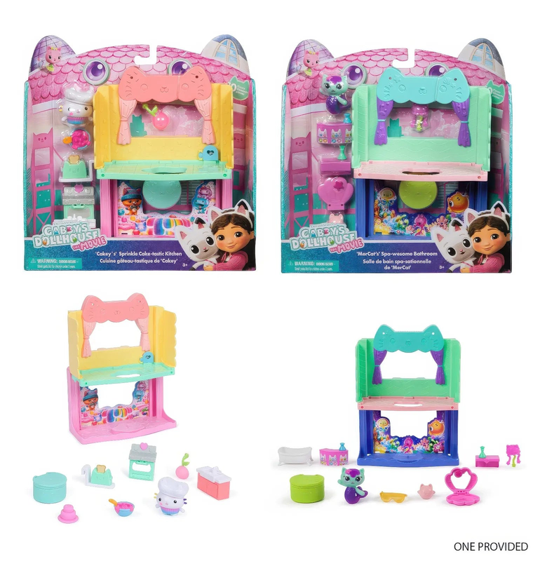 Gabby's dollhouse movie deluxe rooms assortment-null