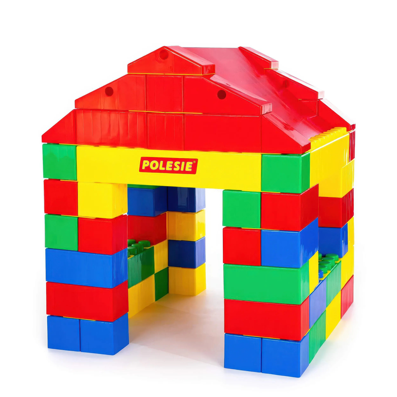 Polesie house building blocks set 134 pcs, , medium-null
