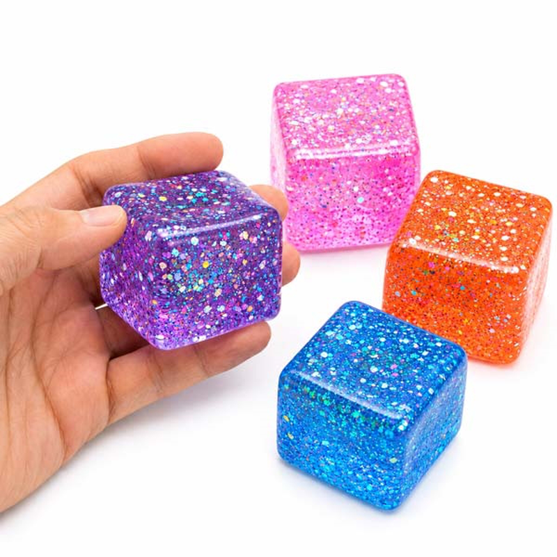 Squishy nice cube glitter-null