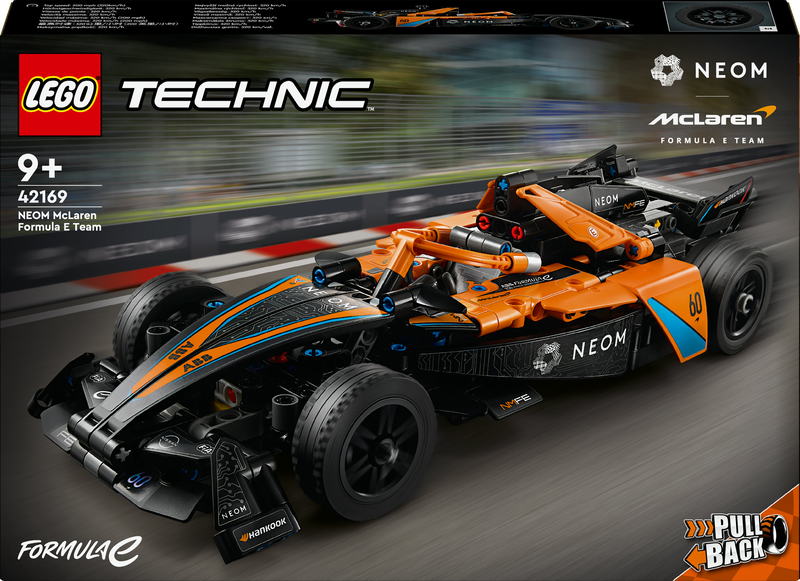 Lego technic neom mclaren formula e race car 42169 for ages 9+ 452pcs, , medium-null