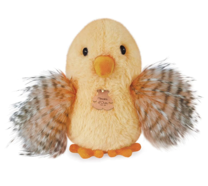 Doudou chick plush 15cm bear story - assorted, , medium-null