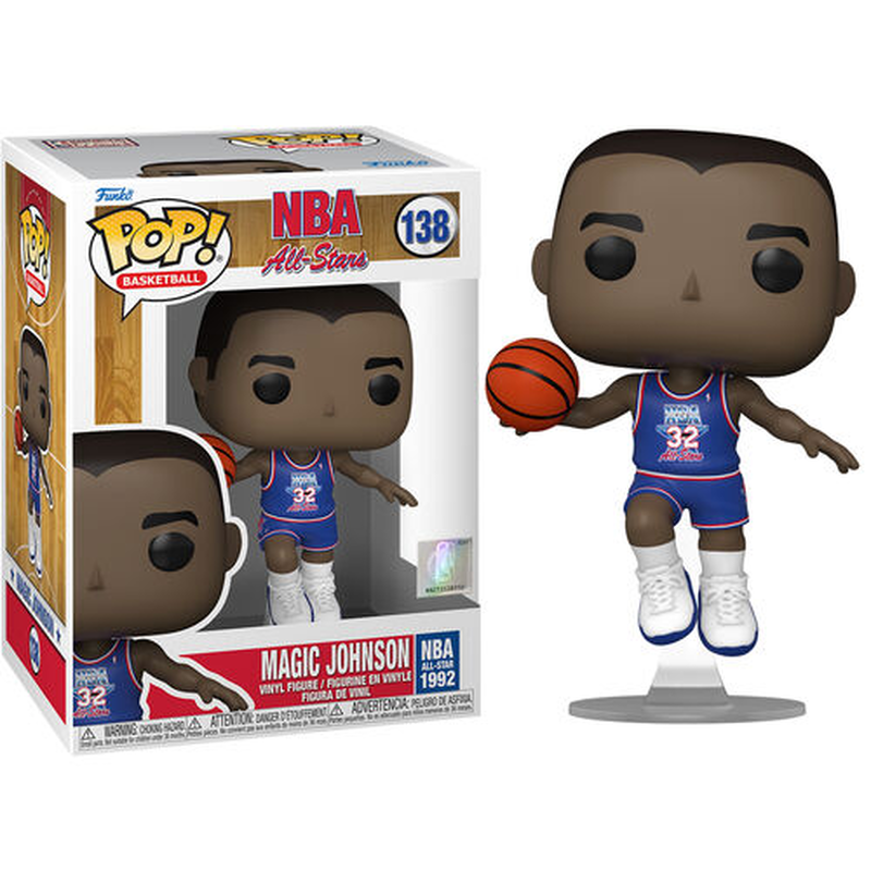 Pop funko! Basketball: nba magic johnson figure, , medium-null