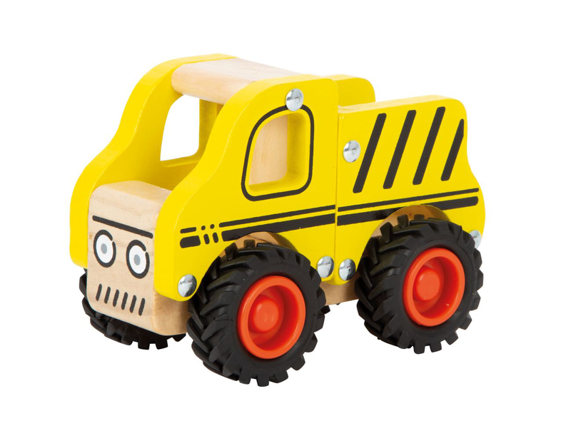 Small foot  wooden construction site vehicle, , medium-null
