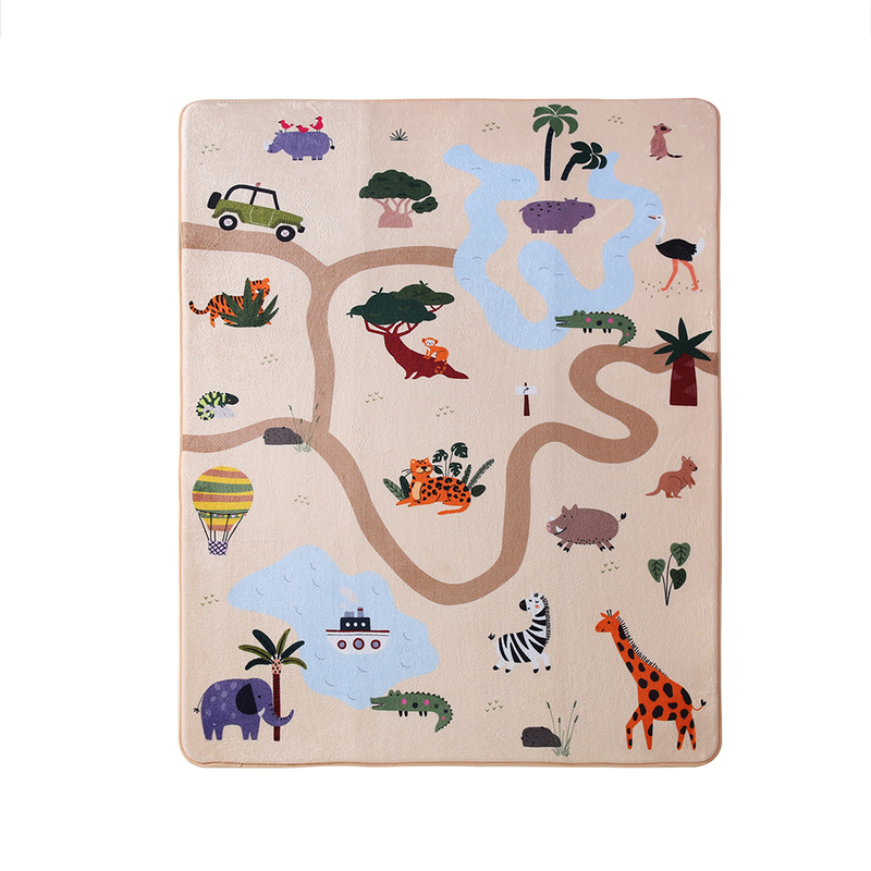 Safety mat safari 160  x 120 x 1.5 cm, , medium image number null