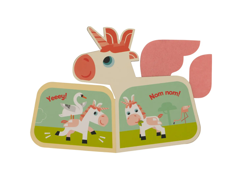 Pull-along book unicorn, , medium-null