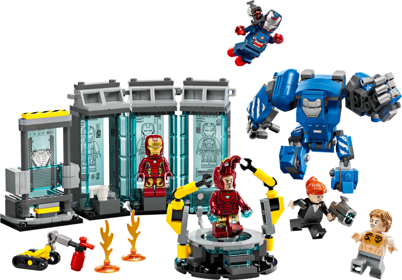 Product image: Lego 76315 super heroes marvel - iron man's laboratory: hall of armor, , medium-null
