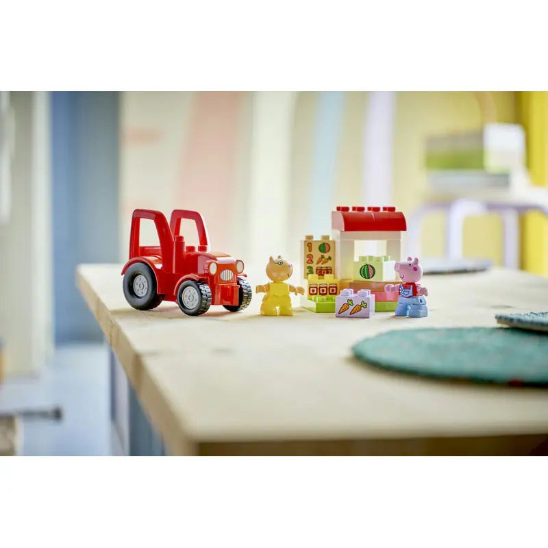 Lego 10468 duplo - tractor and market, , medium-null