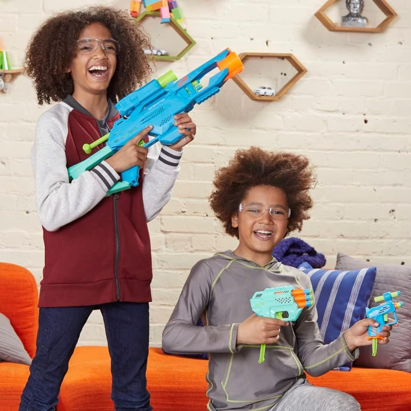 Product image: Nerf elite 2.0 εκτοξευτής σετ μάχης τριπλή δύναμη με 3 εκτοξευτές & 20 βέλη για απόλυτη δράση!, , medium-null