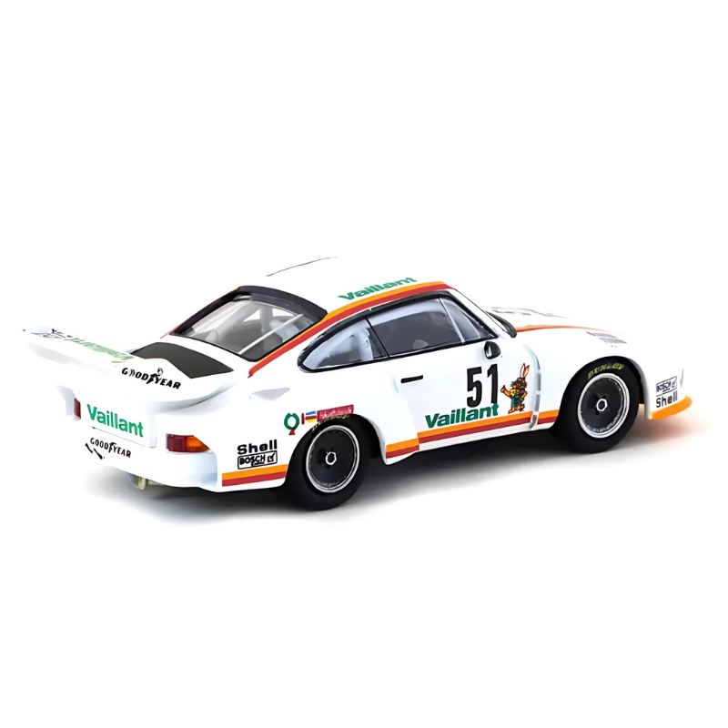 Tarmac 1/64 porsche 935/77 #51 drm zolder bergischer lowe 1977, white/orange, , medium image number null