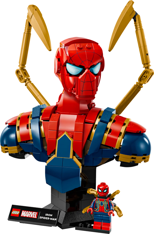 Product image: Lego marvel 76326 iron spider-man bust, , medium-null