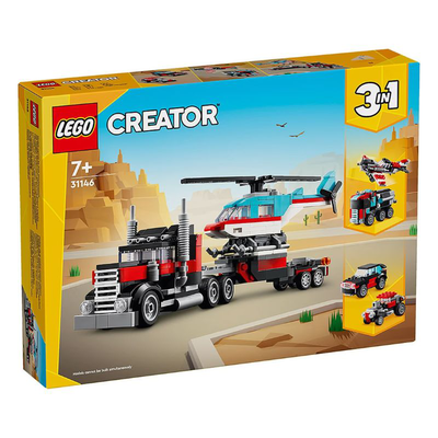 Lego 31146 creator - flatbed truck with helicopter, , medium