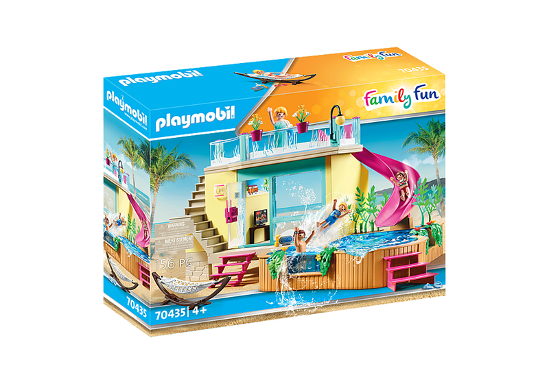 Product image: Playmobil 70435 bungalow with pool, 4 years and above, , medium-null