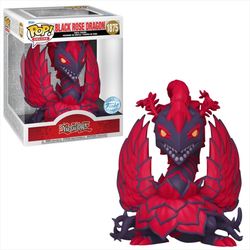 Product image: Funko pop! Deluxe: yu-gi-oh - black rose dragon special edition #1875 vinyl figure, , medium-null