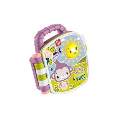 Fisher-price purple monkey musical storybook, , medium