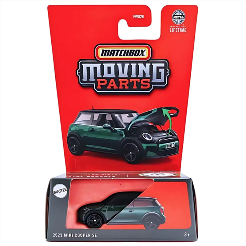 Mattel matchbox moving parts - 2022 mini cooper se jbw79, , medium-null