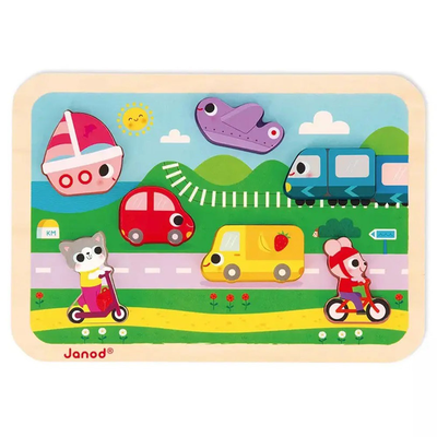Chunky puzzle vehicles 7pcs
