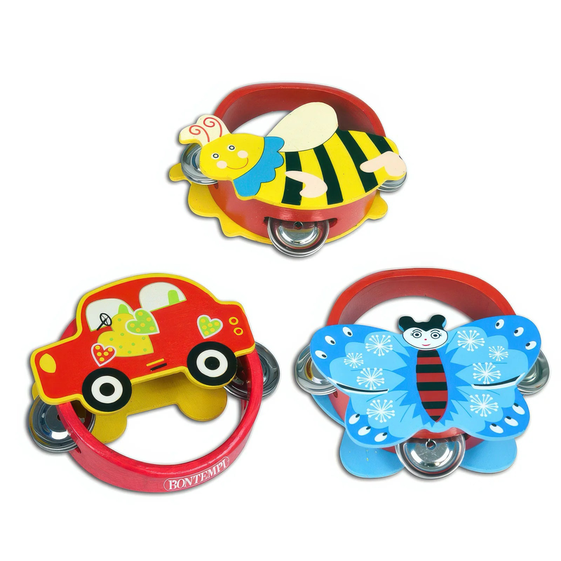 Product image: Bontempi wooden animal tambourine-null