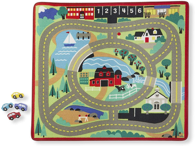 Melissa & doug around the town road activity rug