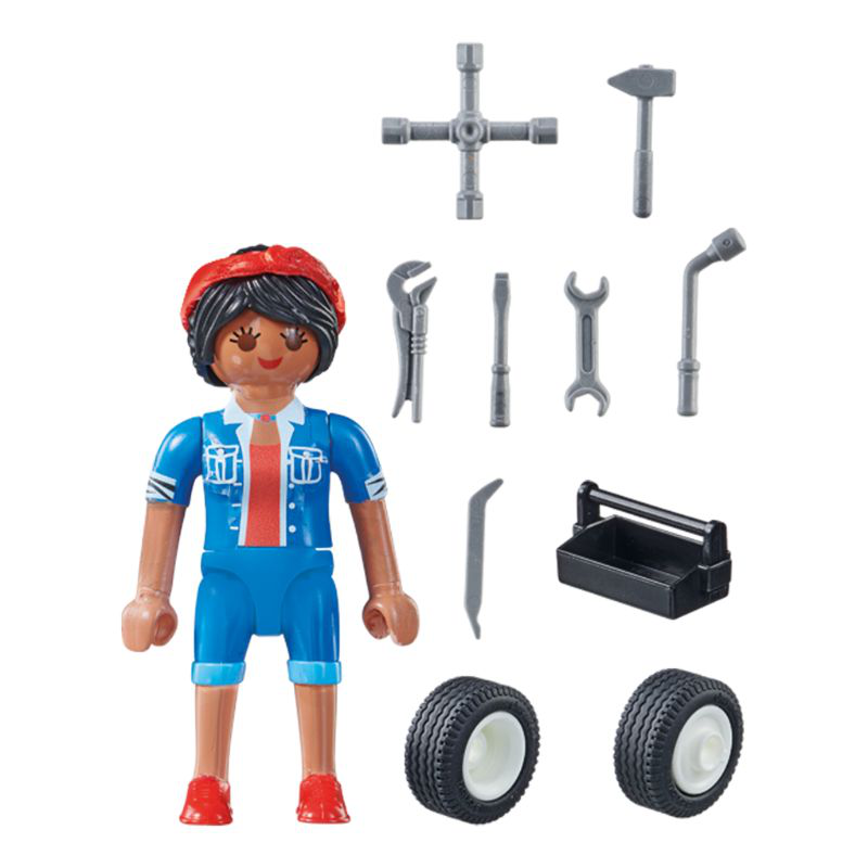 Playmobil 71164  action heroes  - mechanic, , medium-null