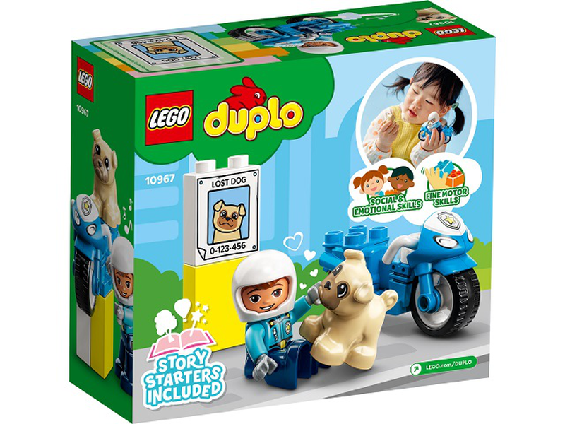 Lego duplo police motorcycle  2y+ (10967), , medium-null