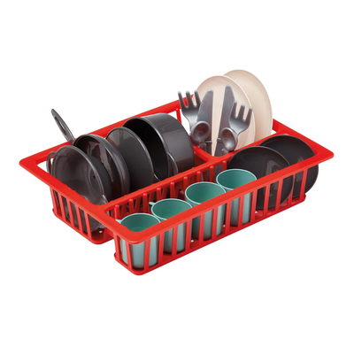 Chef dish rack with pans and dishes, , medium