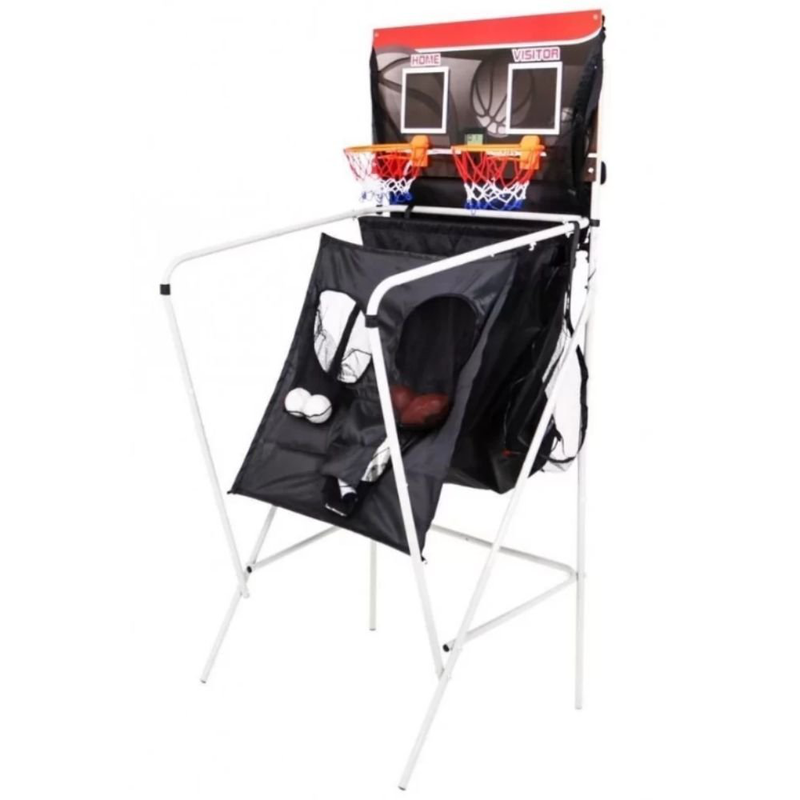 Product image: Αναδιπλούμενο παιχνίδι μπάσκετ 3 σε 1 με 8 επιλογές παιχνιδιών, , medium-null