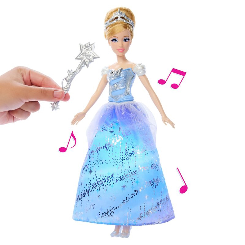 Disney princess - cinderella doll with magic wand jbf94, , medium-null