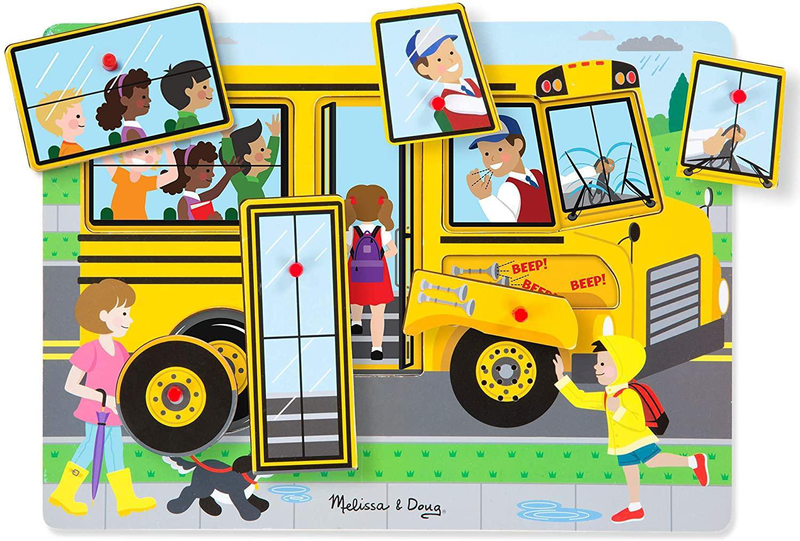 Melissa & doug 10739 the wheels on the bus sound puzzle-null