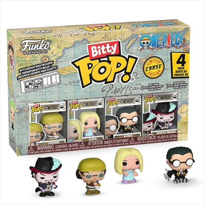 Funko bitty pop! 4-pack: one piece - usopp, kaya, kuro, bitty pop! Chase vinyl figures,  Funko bitty pop! 4-pack: one piece - usopp, kaya, kuro, bitty pop! Chase vinyl figures, , medium