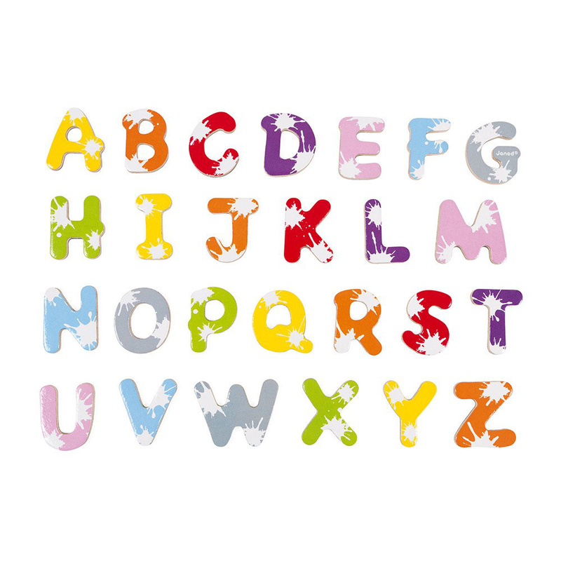 Product image: Set of 52 splash magnetic letters, , medium-null