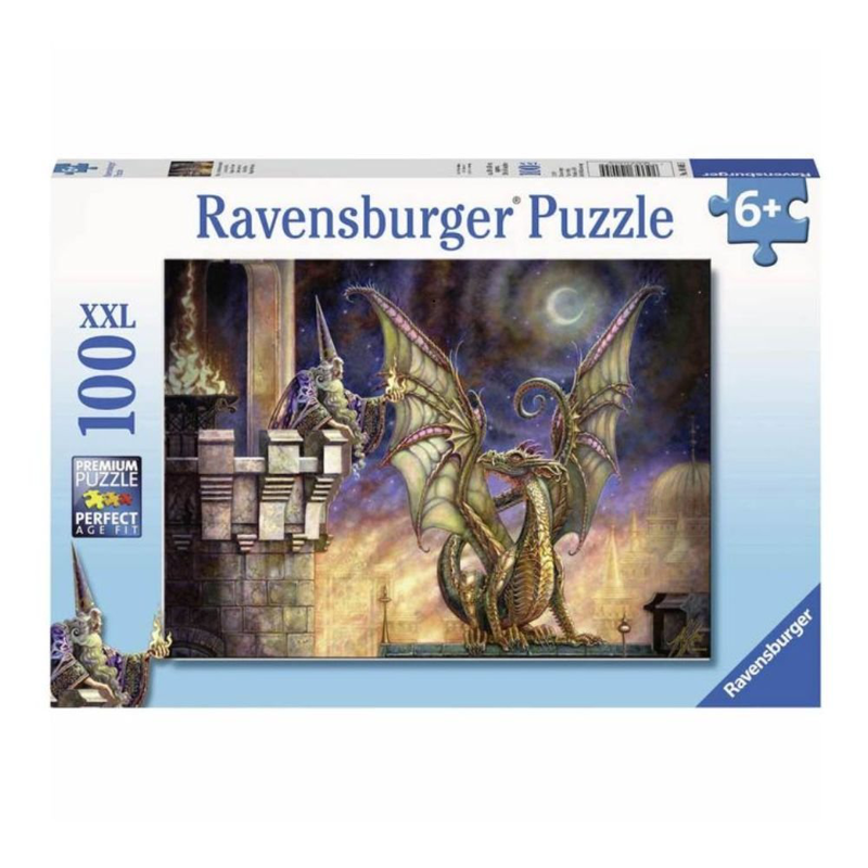 Ravensburger puzzle xxl 100 pieces, dragon | for kids 6+ with large pieces & exciting design, , medium-null