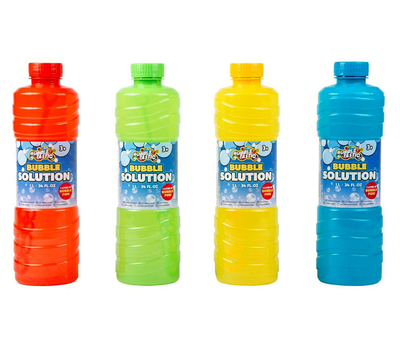 Bubble solution bottle 1l - assorted