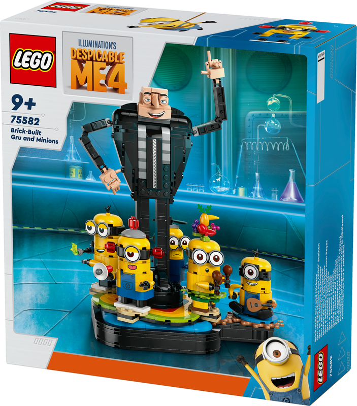 Lego despicable me 4 brick-built gru and minions 75582 for ages 9+ 839pcs, , medium-null