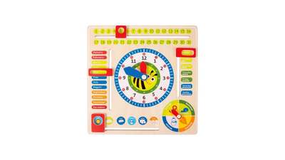 Educational board date, time & season eng