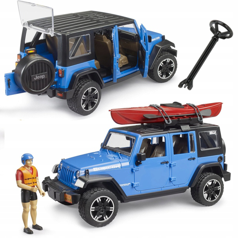 Bruder jeep wrangler rubicon unlimited with kayak, , medium image number null