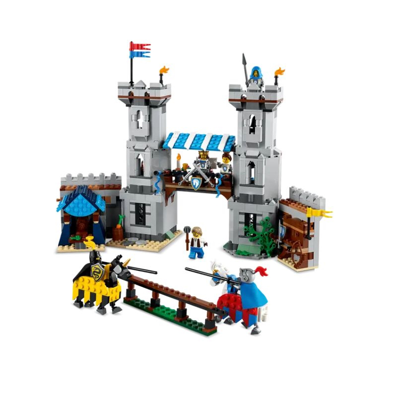 Lego creator 3in1 medieval horse knight castle 31168 for ages 9+ 1371pcs, , medium-null