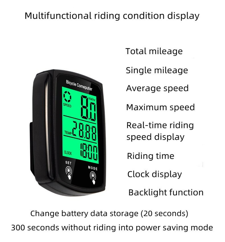 Bicycle touch screen speedometer-null