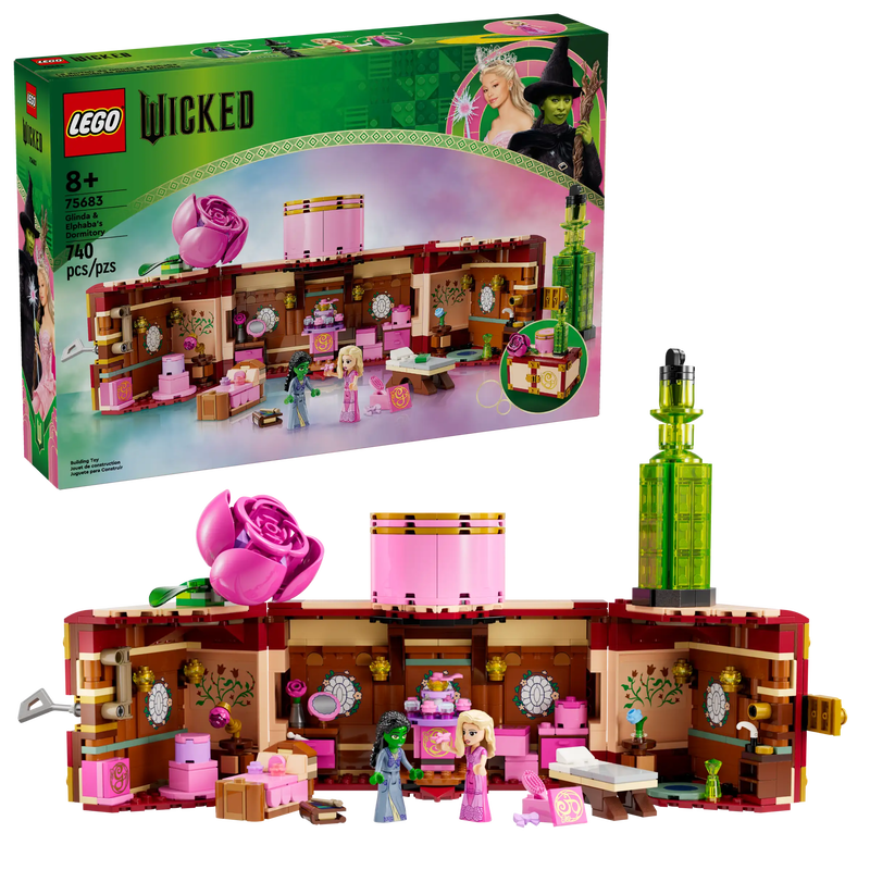 Lego 75683 wicked glinda & elphaba's dormitory, , medium-null