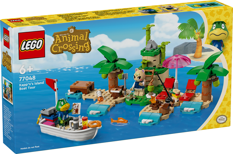 Lego animal crossing kapp'n's island boat tour 77048 for ages 6+ 233pcs, , medium-null