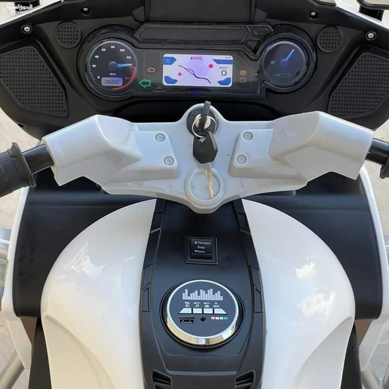 Product image: Kids electric police motorcycle available in red and white color 12v 4.5ah nj00011, , medium-null
