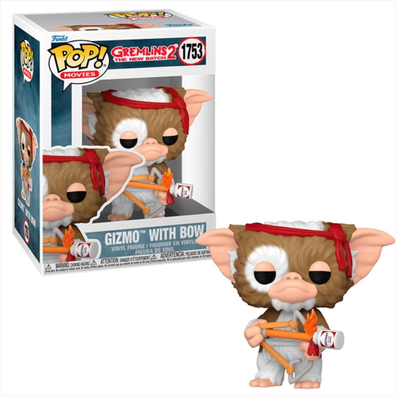 Product image: Funko pop! Movies: gremlins 2 the new batch - gizmo with bow #1753 vinyl figure, , medium-null