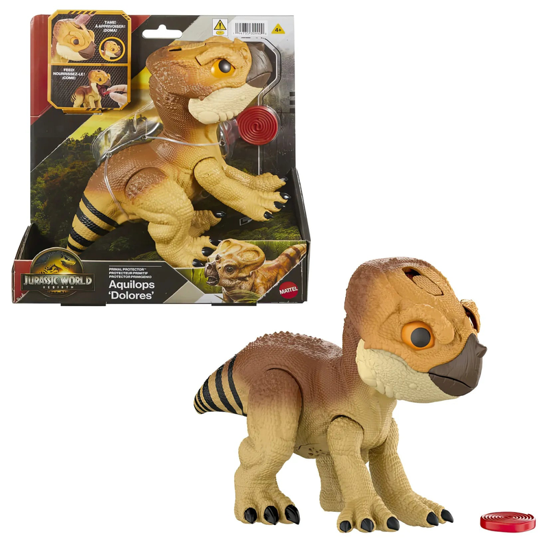 Product image: Jurassic world train n tame aquilops dinosaur toy, , medium-null