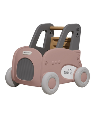 Kikka boo walker 4in1 trolie pink, , medium